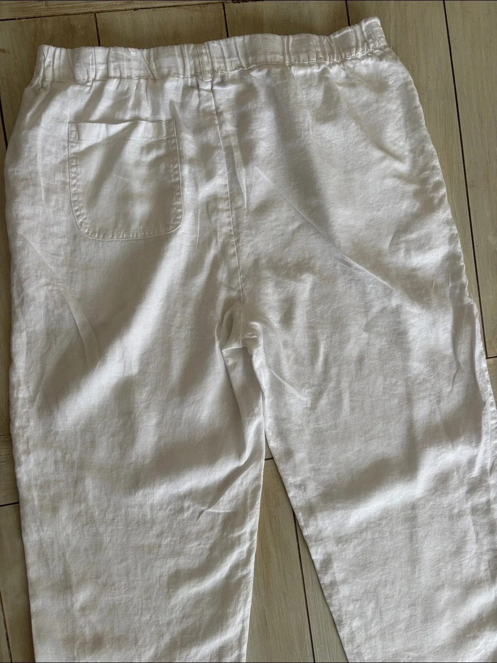 Quince 100% European Linen Pants White Large